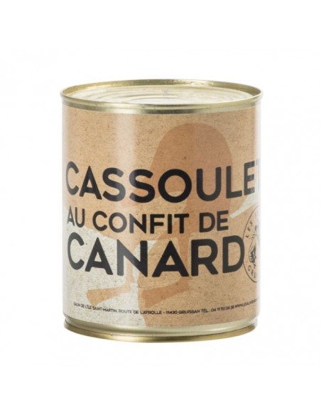 Cassoulet de canard confit 840 g - Canard